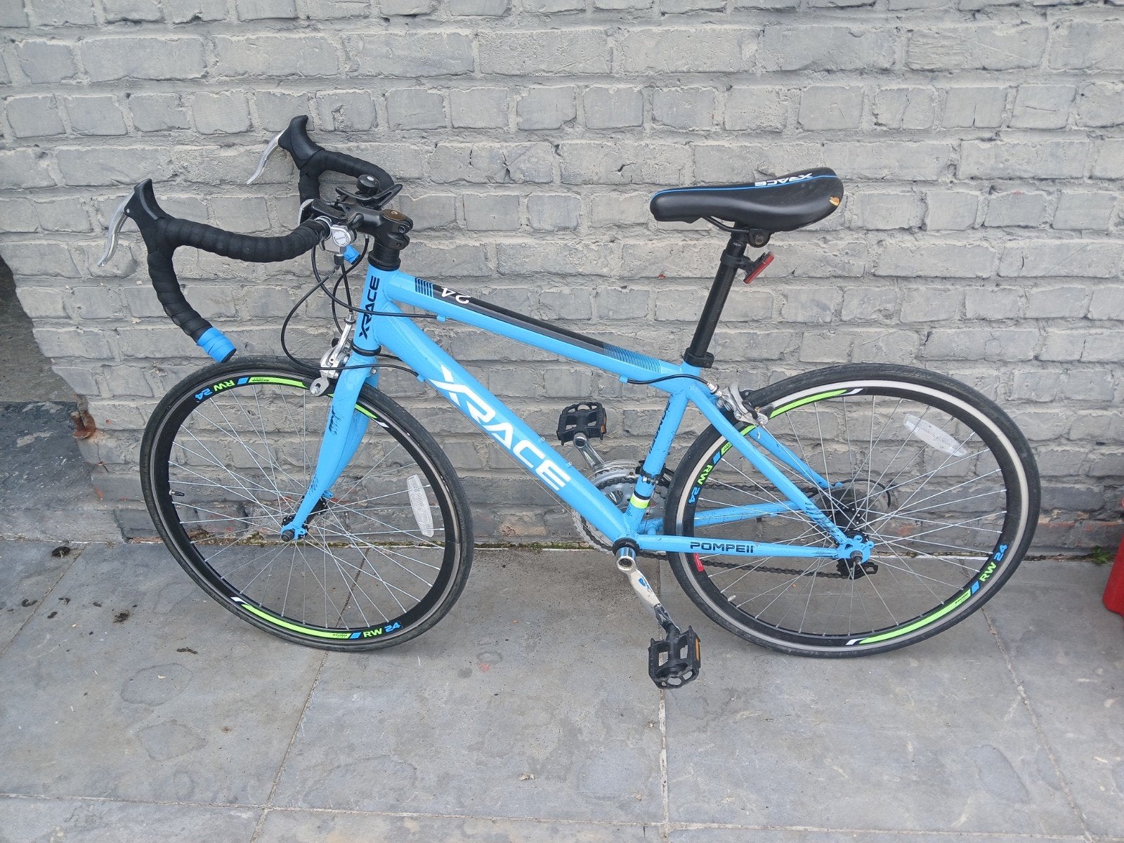 koersfiets 24 inch xrace, Enlèvement