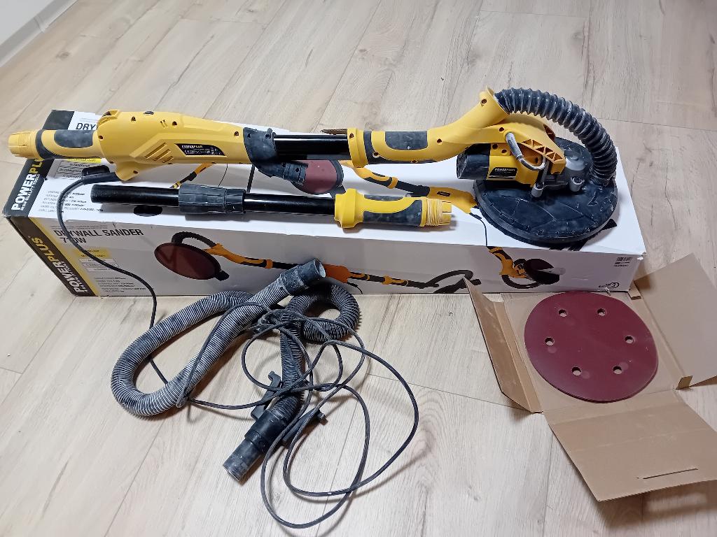 Powerplus schuurmachine gyproc, Ophalen, Gebruikt, 600 tot 1200 watt, Vlakschuurmachine