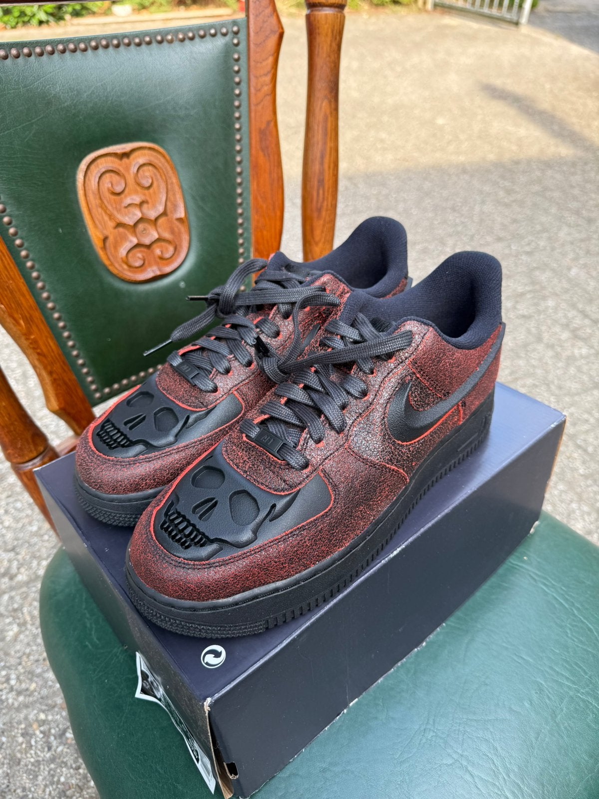 Nike Air Force 1 Low Retro QS Halloween Skull Taille 44, Vêtements | Hommes, Chaussures, Neuf, Enlèvement ou Envoi, Nike, Baskets