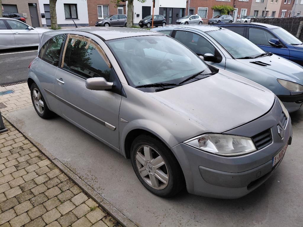 Renault megane 2 2003 1.4 16v, Stof, Zwart, 4 cilinders, 72 kW