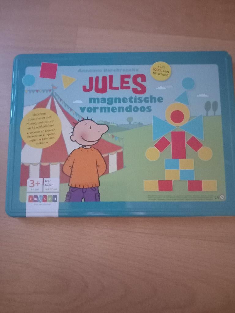 Leerspel - Jules magnetische vormendoos - 3+, Ophalen, Zo goed als nieuw, Puzzelen