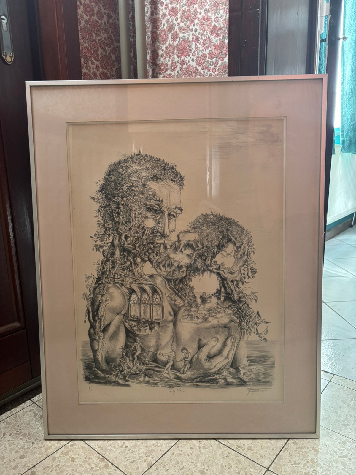 Tableau Illusion d’Optique "Cythère" - F. Michiels (7/12), Enlèvement