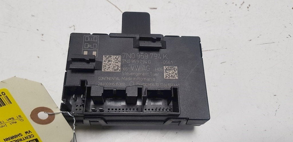 ORDINATEUR VEROUILLAGE CENTRALISE Volkswagen Sharan (7N), Utilisé, Volkswagen
