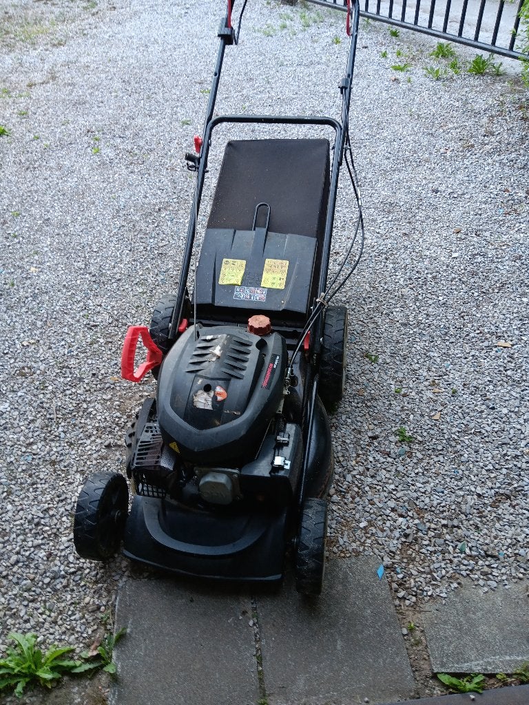 tondeuse autotractee, Enlèvement, Comme neuf, Tondeuses à gazon à essence, Bac de ramassage