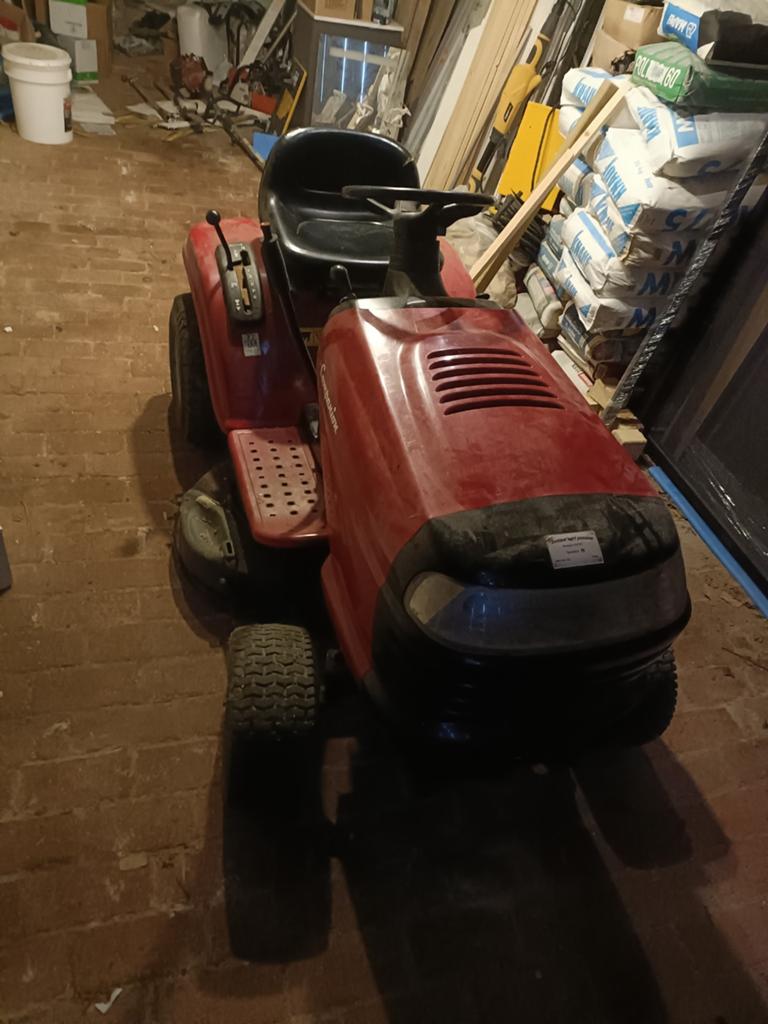 Tracteur tondeuse, Enlèvement