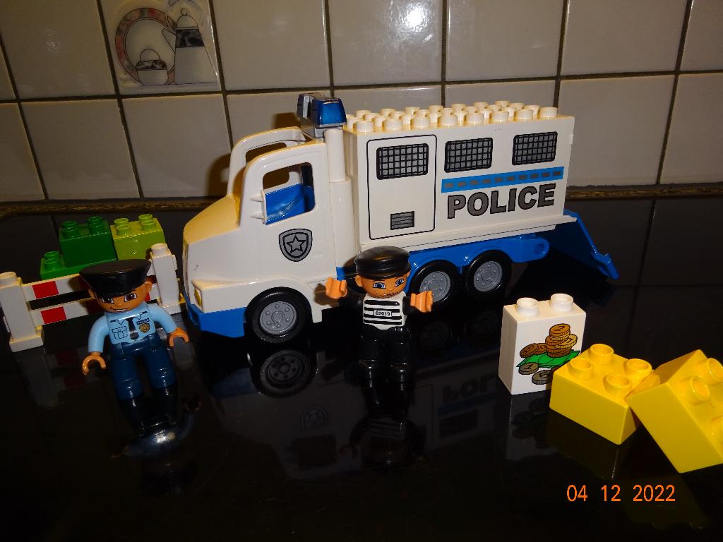 Duplo Ville Politietruck - 5680*PRIMA STAAT*VOLLEDIG*, Kinderen en Baby's, Speelgoed | Duplo en Lego, Ophalen of Verzenden, Duplo