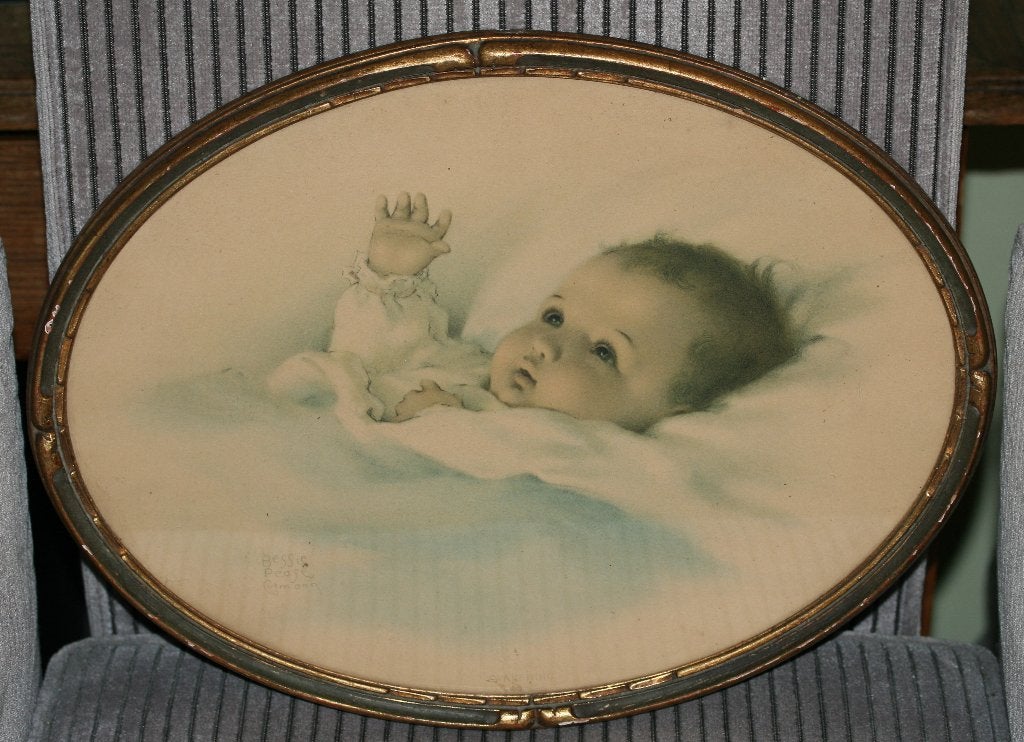 Bessie Pease Gutmann - Litho "Awakening", Antiek en Kunst, Kunst | Litho's en Zeefdrukken, Met glas, Ophalen of Verzenden, Lithografie