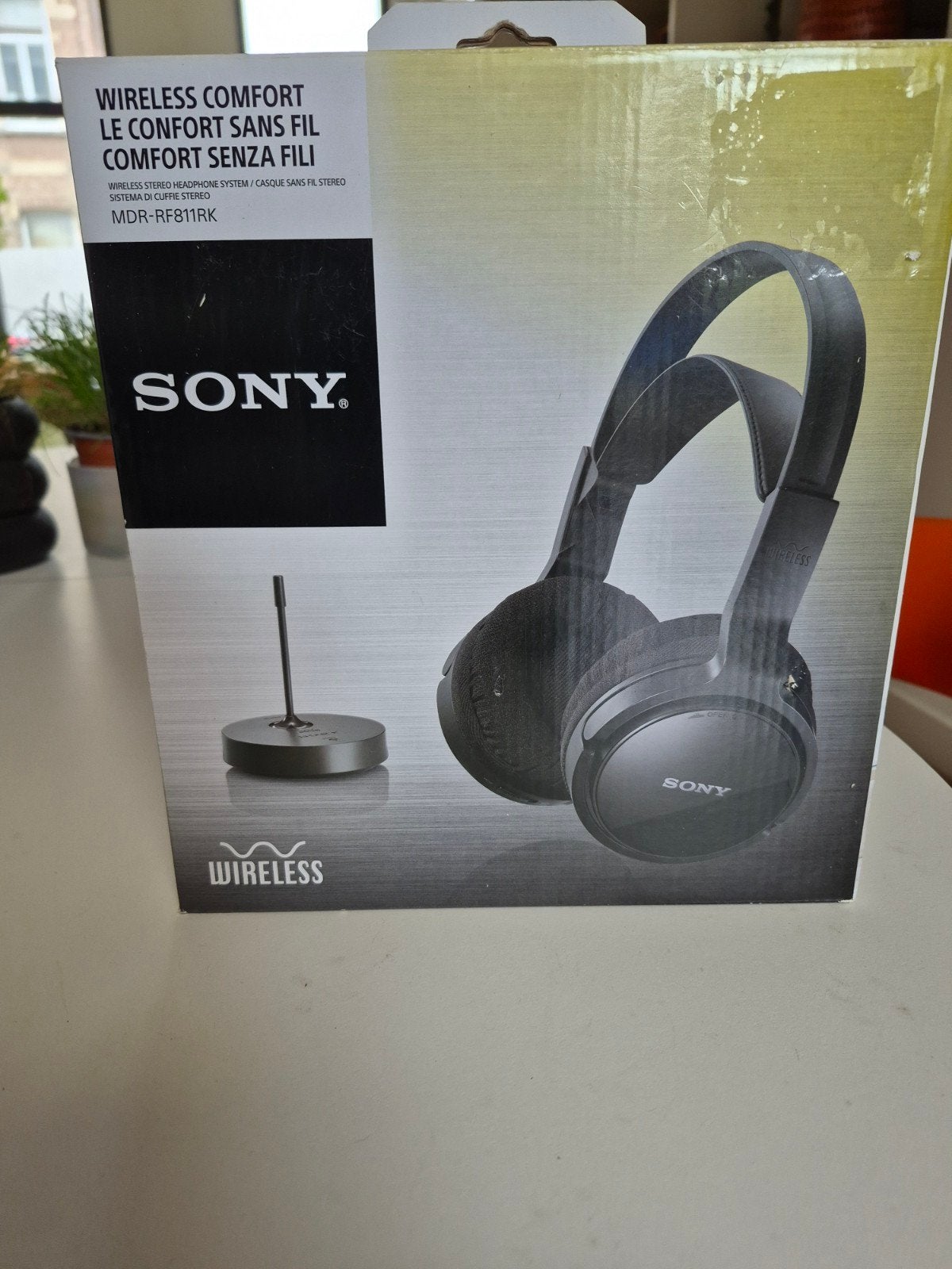 Sony MDR-RF811RK koptelefoon, TV, Hi-fi & Vidéo, Casques audio, Enlèvement, Noir, Sony, Sans fil