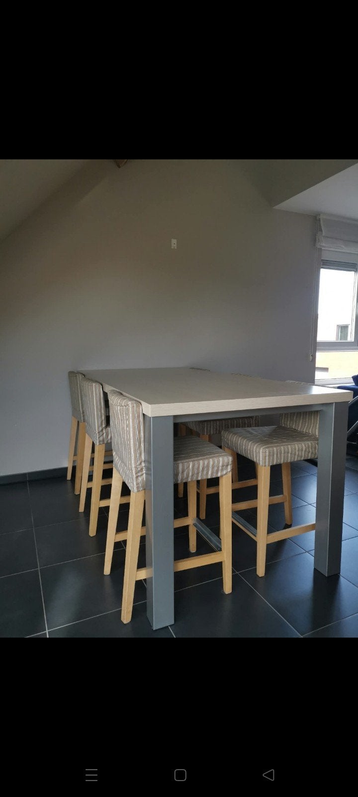 tafel met 6 stoelen, Ophalen