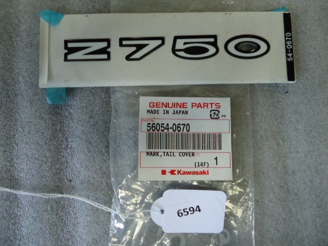 Z750 2011 - 2012 Kawasaki Sticker D1-23054