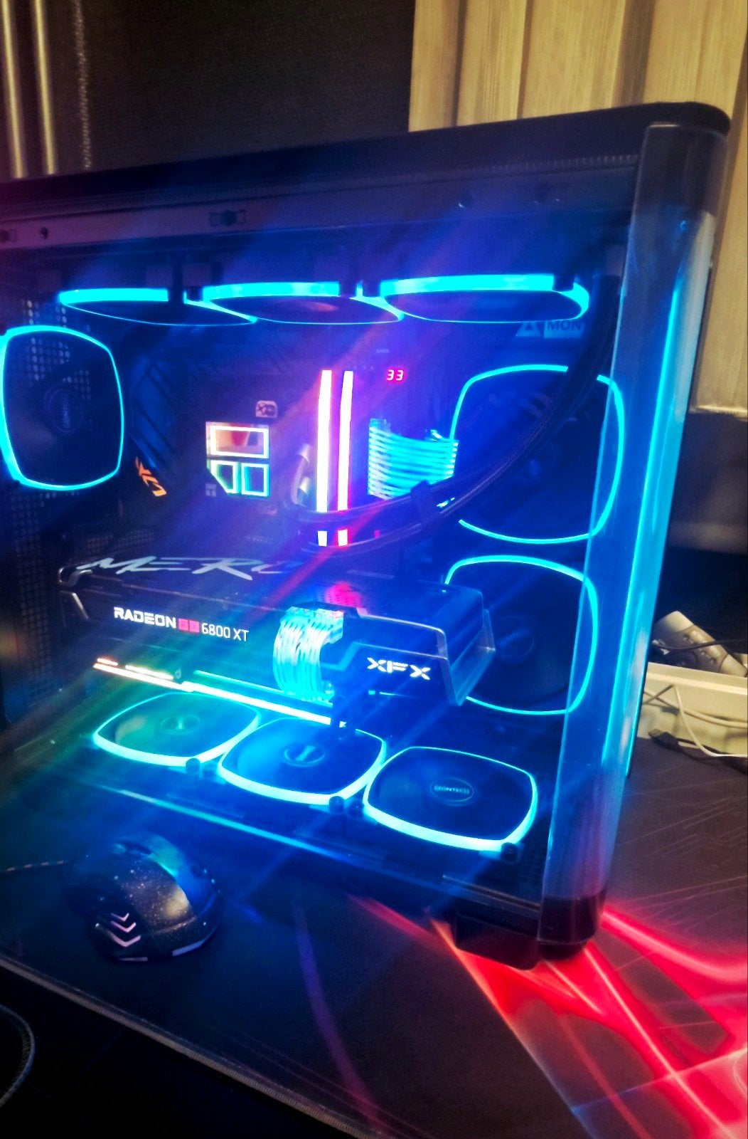 Gaming Pc.  AMD Ryzen 7 7800 X3D (NIEUW) Garantie 12maand., Ophalen of Verzenden, 32 GB, Gaming, SSD