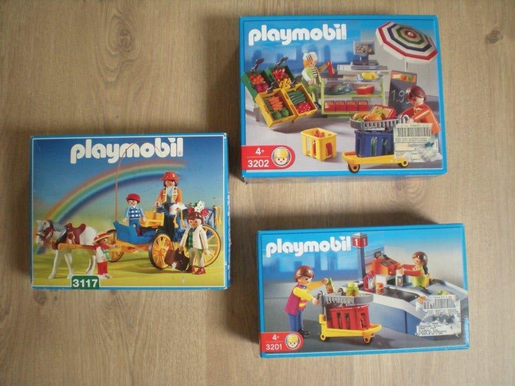 Lot de 3 Playmobil vintages années 2000, Enfants & Bébés, Enlèvement, Neuf, Kit complet