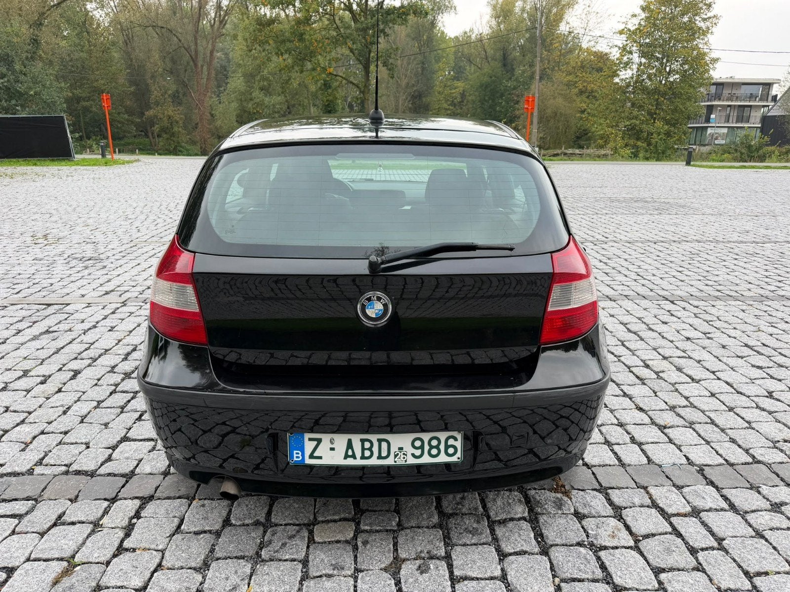 BMW 116I BENZINE EURO4 AIRCO TOP STAAT KLAAR VOOR INSCHRIJVI, Auto's, Elektrische ramen, Zwart, 4 cilinders, 1600 cc