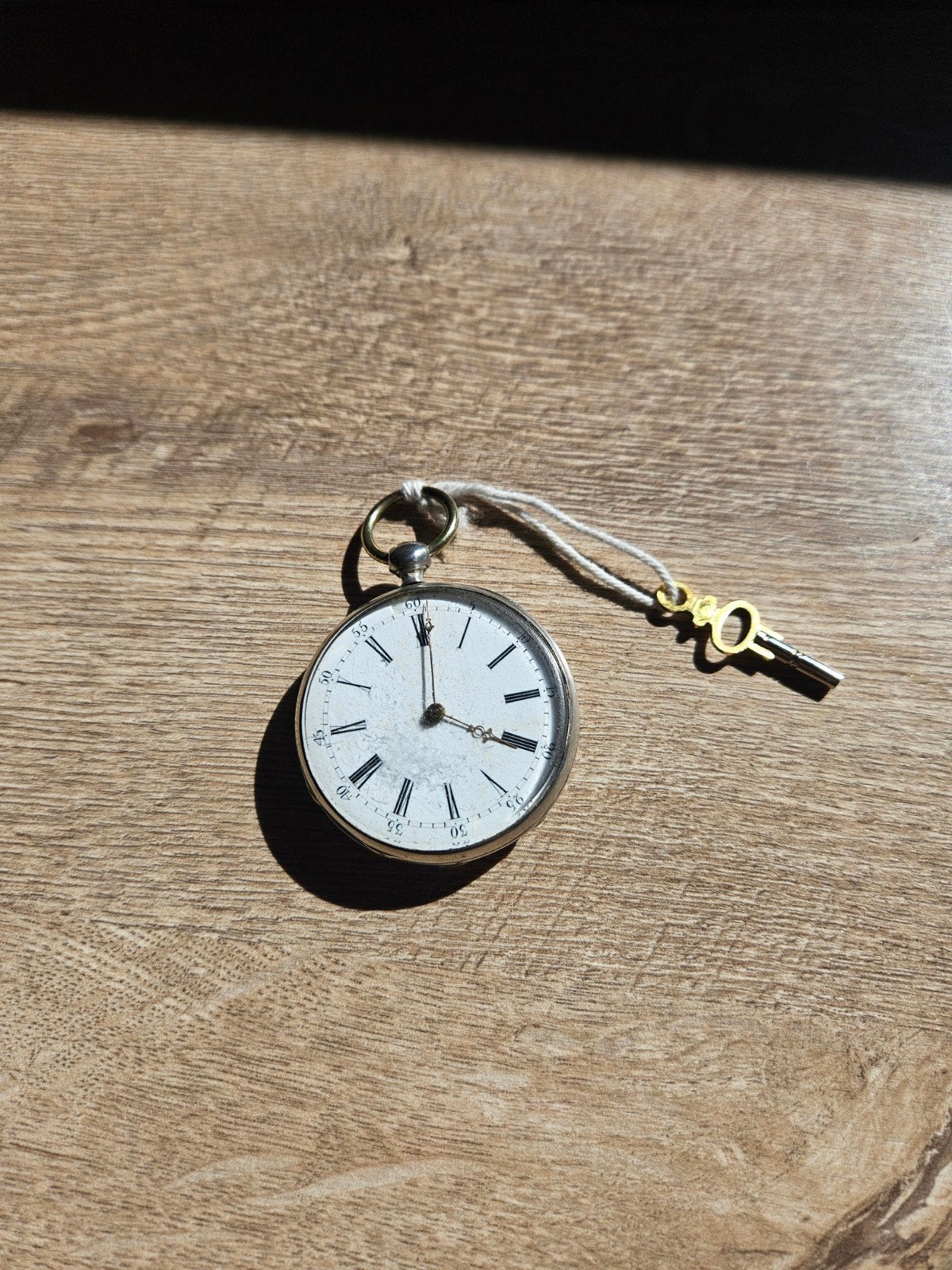 vielle montre à gousset avec sa clé, Antiquités & Art, Enlèvement ou Envoi