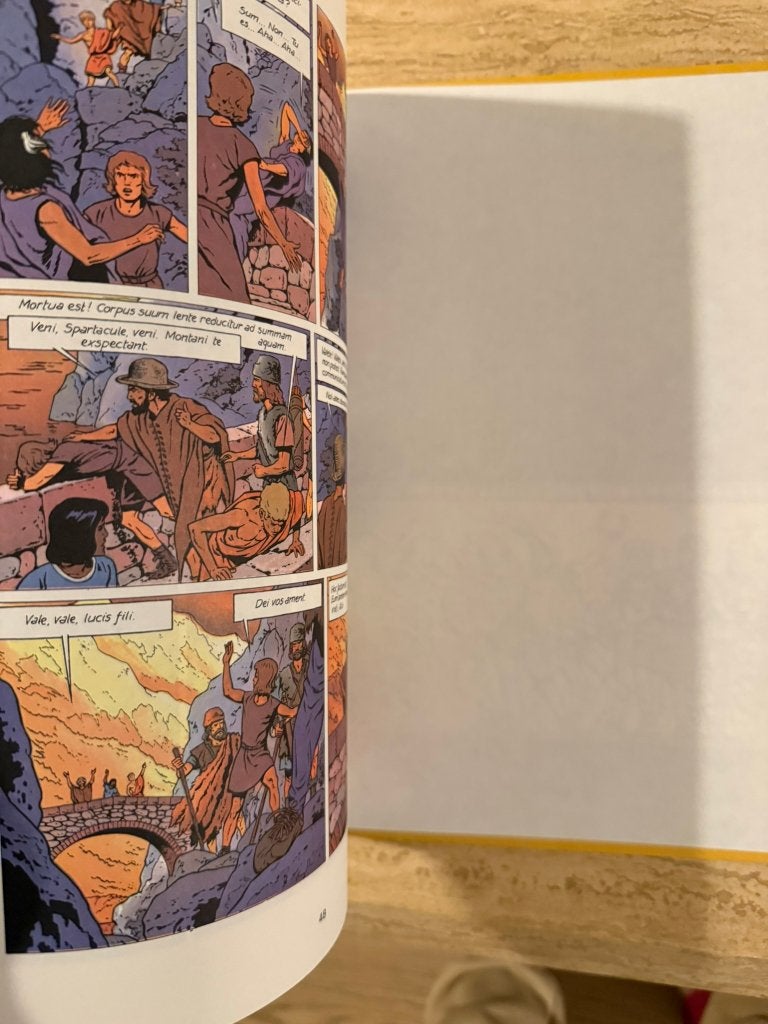Spartacus Filius, In Latinum converterunt .. - J Martin, Livres, Enlèvement ou Envoi, Une BD, Jacques Martin, Utilisé