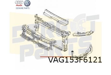 Volkswagen Polo VIII (7/17-7/21) (2G) koplampsteun aan front, Autos : Pièces & Accessoires, Neuf, Volkswagen, -, -