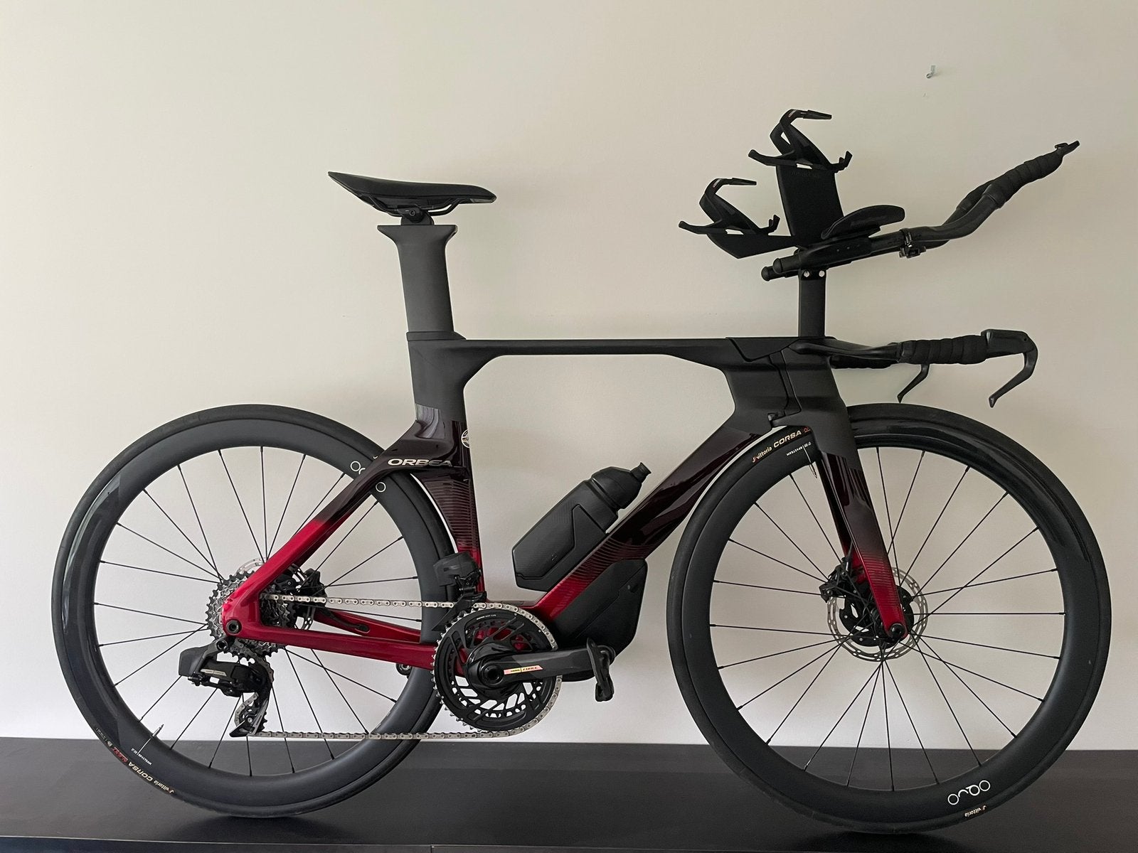 Triathlon fiets, Fietsen en Brommers, Fietsen | Racefietsen, Ophalen, Zo goed als nieuw, Carbon