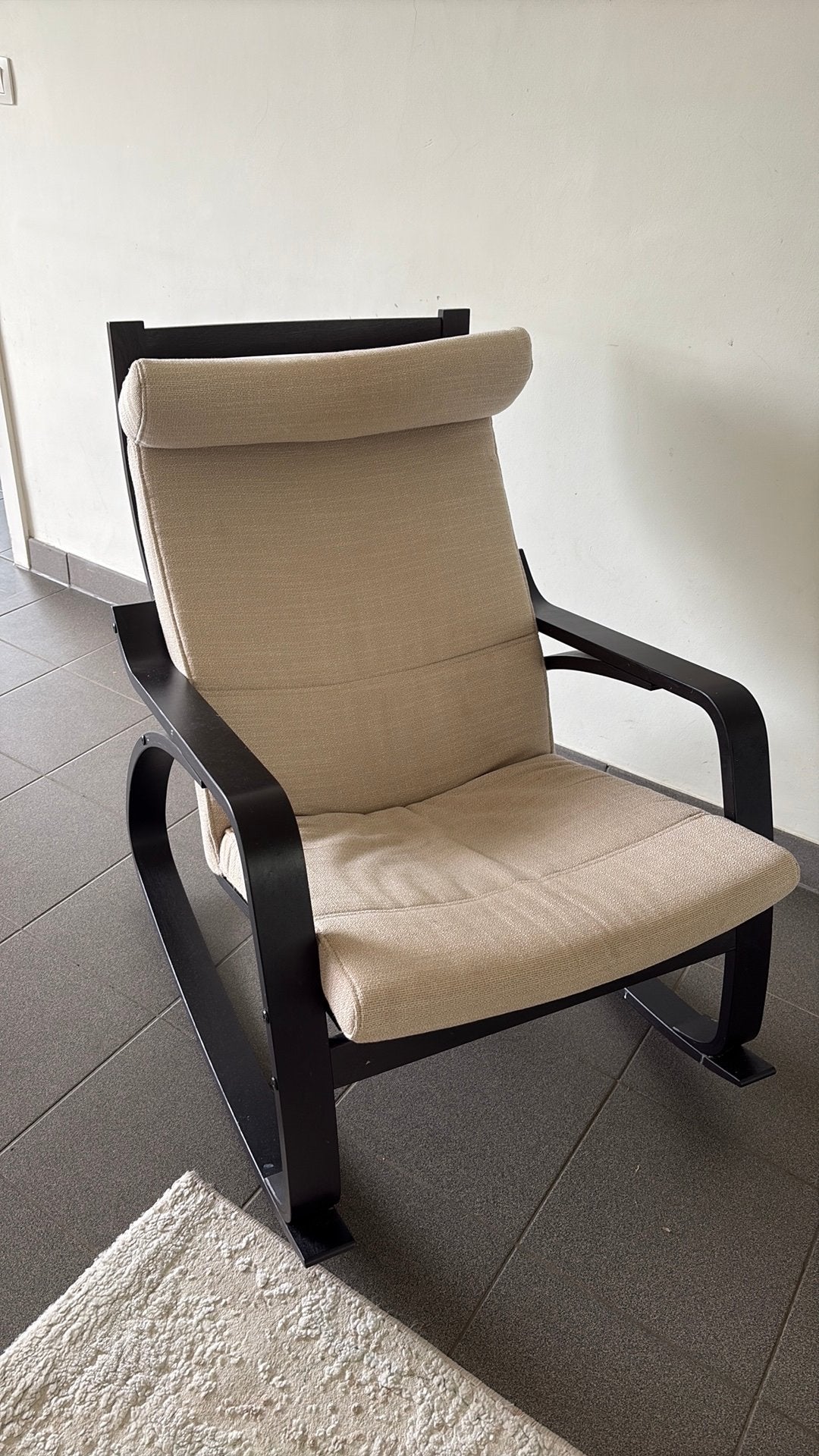 Fauteuil à bascule IKEA, Enlèvement, Utilisé, Bois