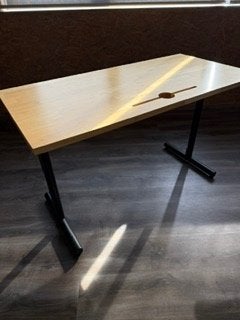 Bureau/Tafel met Houten Blad – Multifunctioneel Inzetbaar, Ophalen, Overige typen, Hout, Bruin