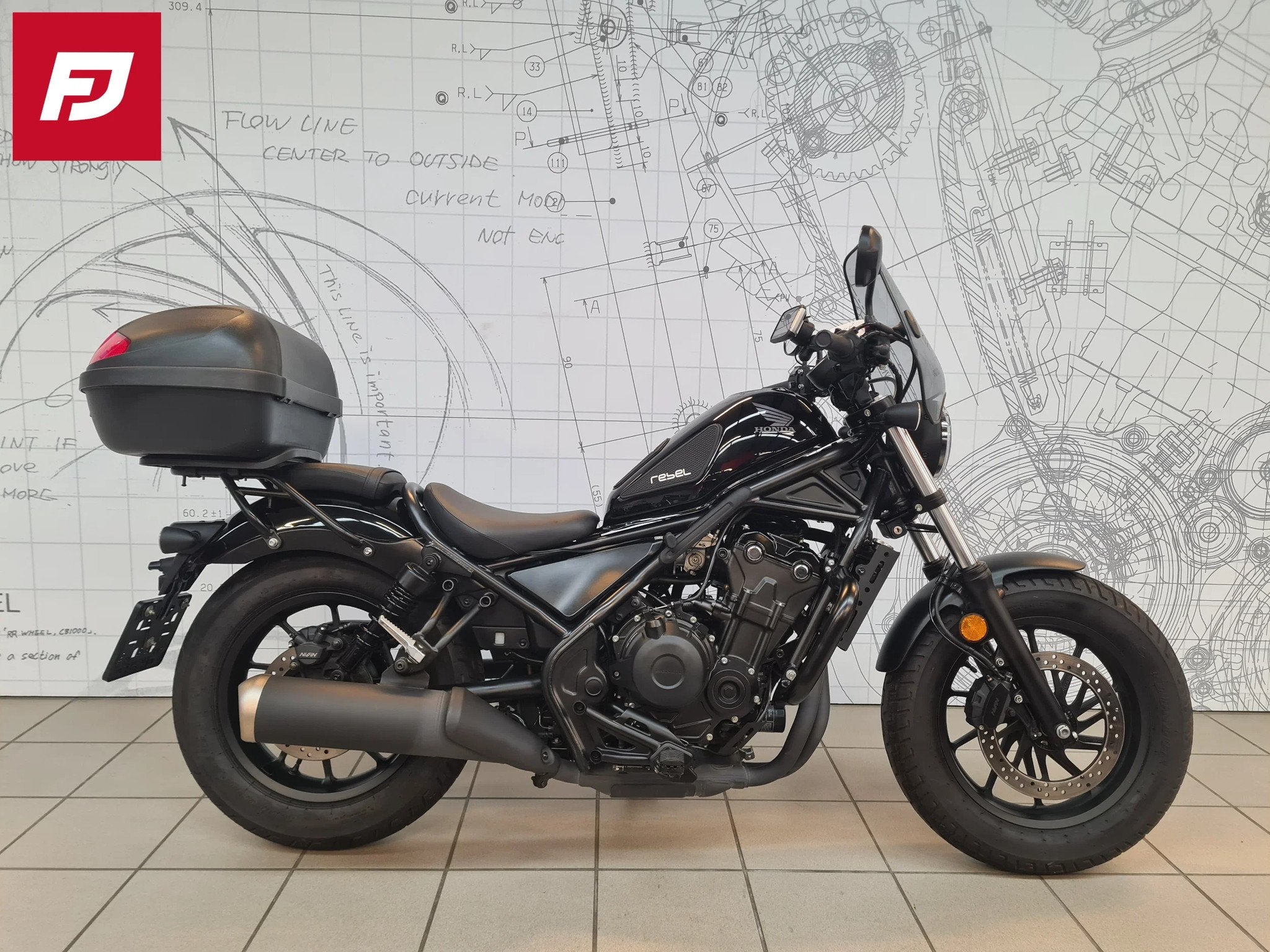 Honda CMX 500 Rebel (année de construction 2022), Motos, Entreprise, Chopper, 12 à 35 kW, 500 cm³