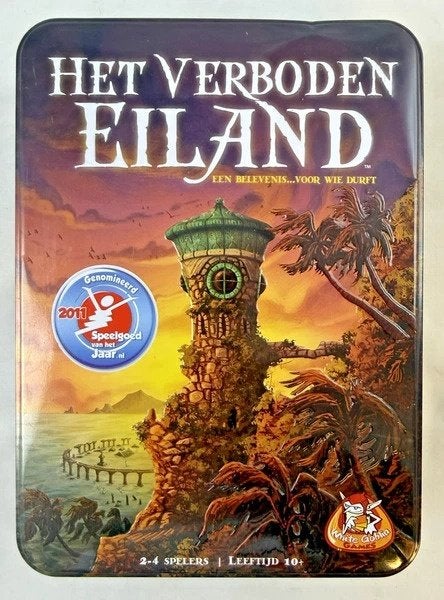 White Goblin Games Het Verboden Eiland Bordspel compleet, Een of twee spelers, Verzenden, Zo goed als nieuw, White Goblin Games