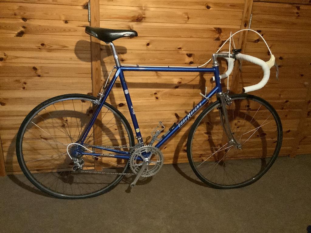 Koersfiets Eddy Merckx, Fietsen en Brommers, Fietsen | Racefietsen, 28 inch, Gebruikt, Staal, 15 tot 20 versnellingen