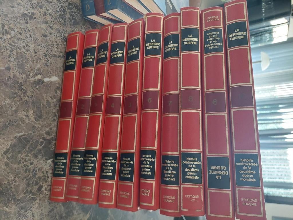 10 tomes « La dernière guerre », Enlèvement ou Envoi, Deuxième Guerre mondiale, Eddy Bauer, Général