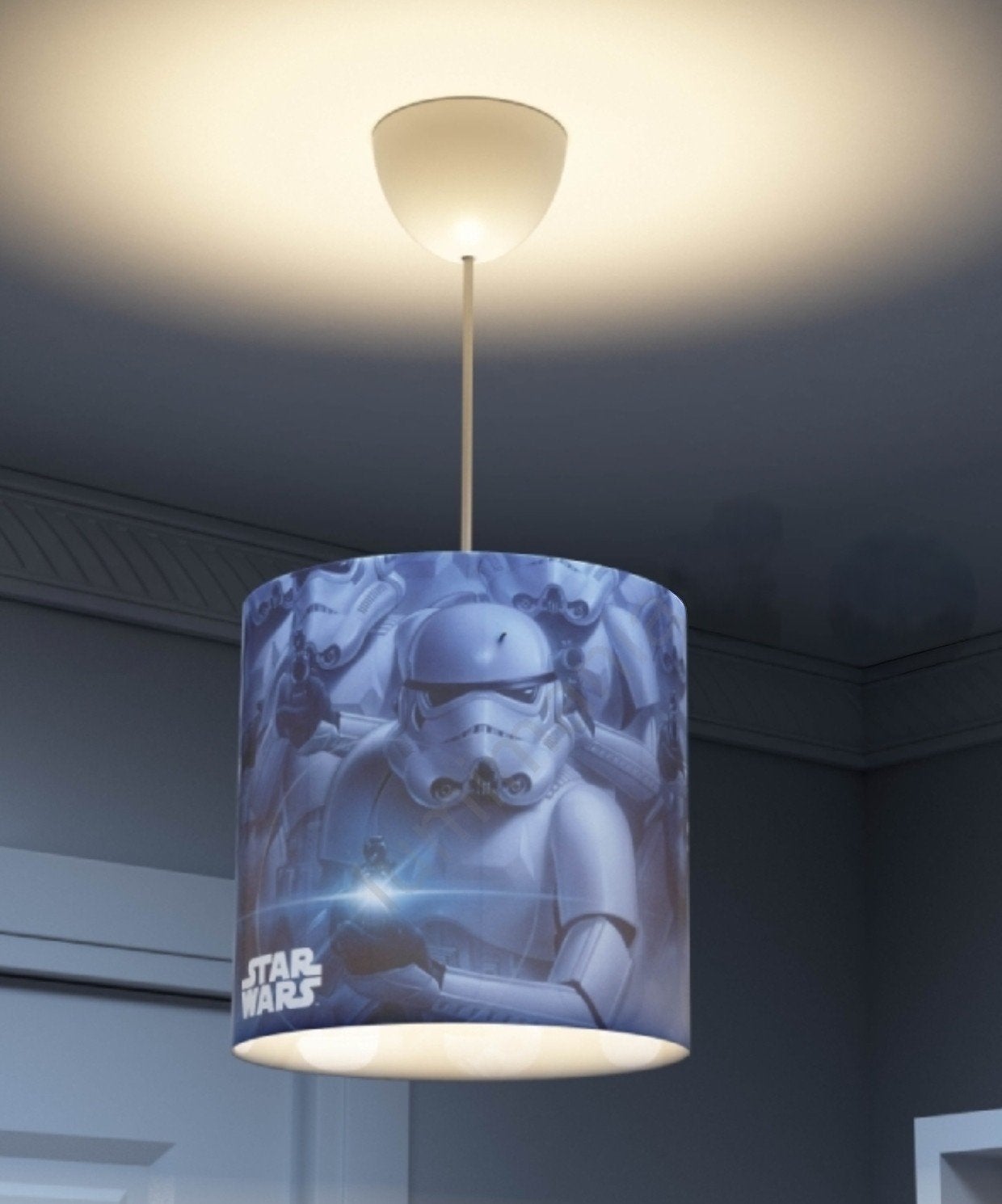 star wars lamp, Ophalen of Verzenden, Zo goed als nieuw, Kunststof, E27 (groot)
