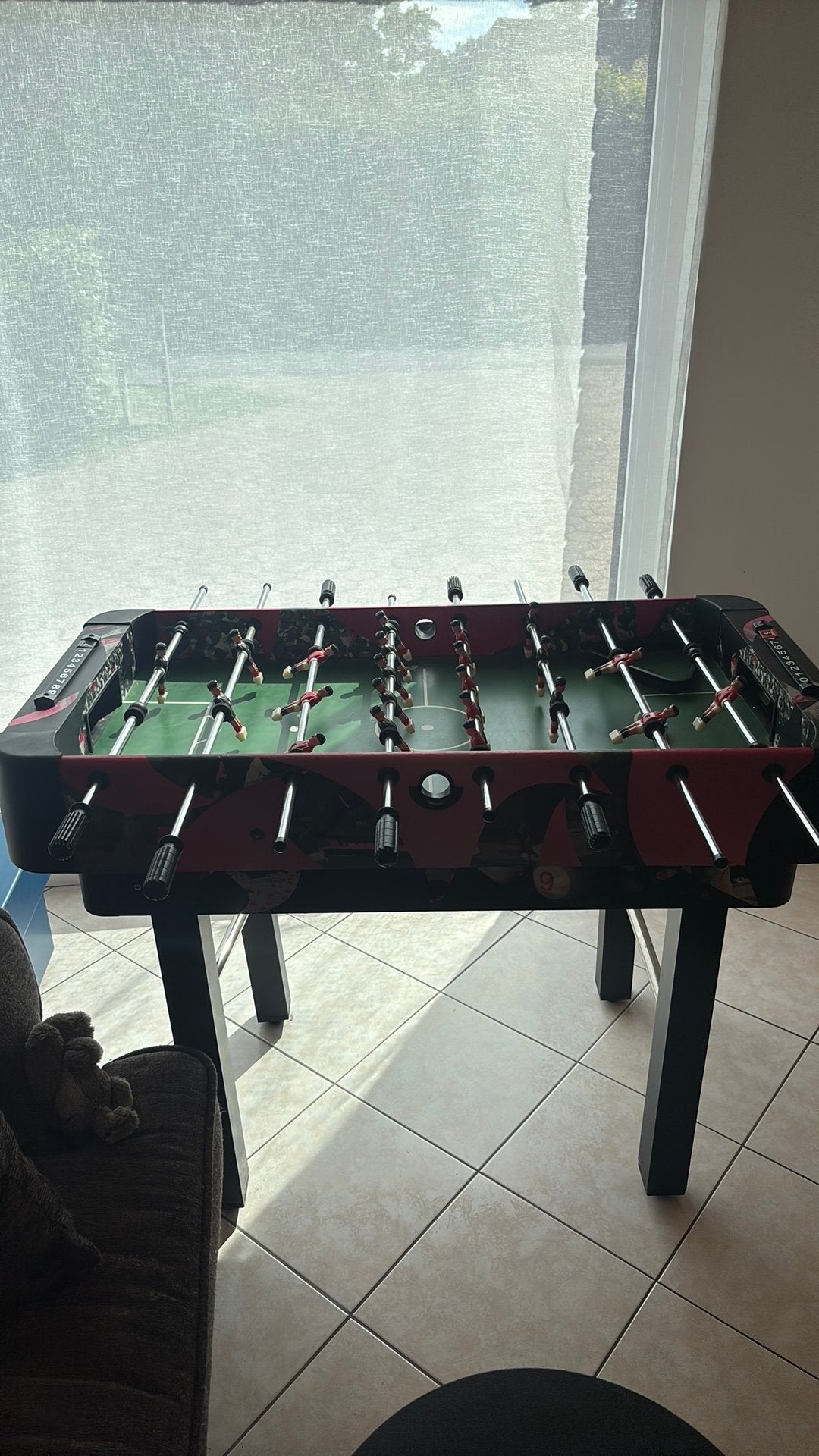 Voetbaltafel, Ophalen, Zo goed als nieuw