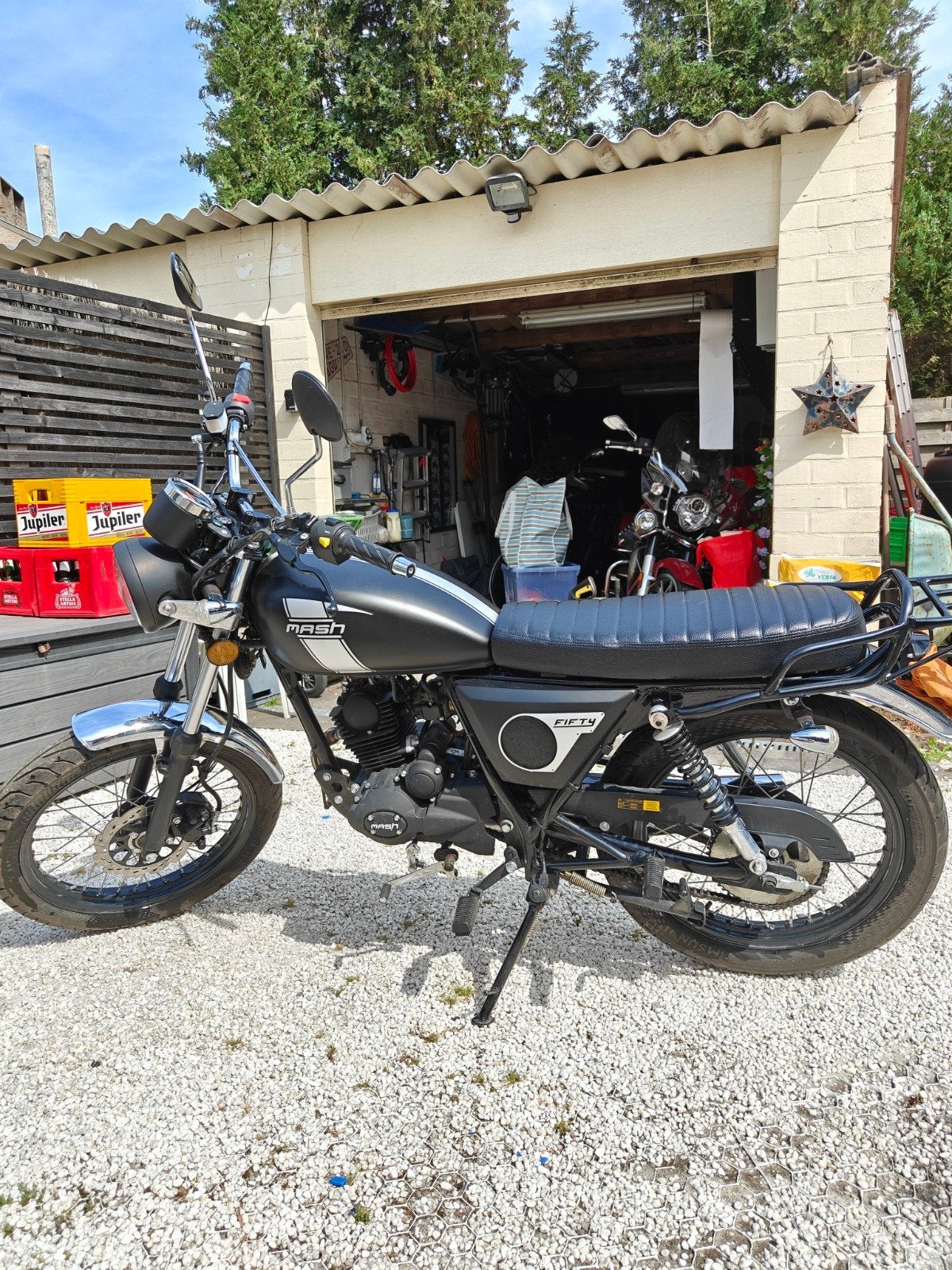 Mash fifty brommer 50cc, Fietsen en Brommers, Brommers | Overige merken, Ophalen, Gebruikt, Klasse B (45 km/u), Mash