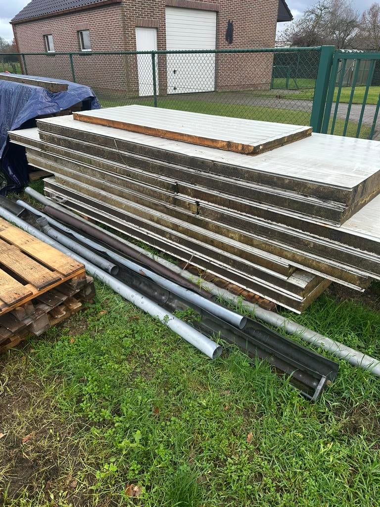 Sandwich panelen, Ophalen, Gebruikt