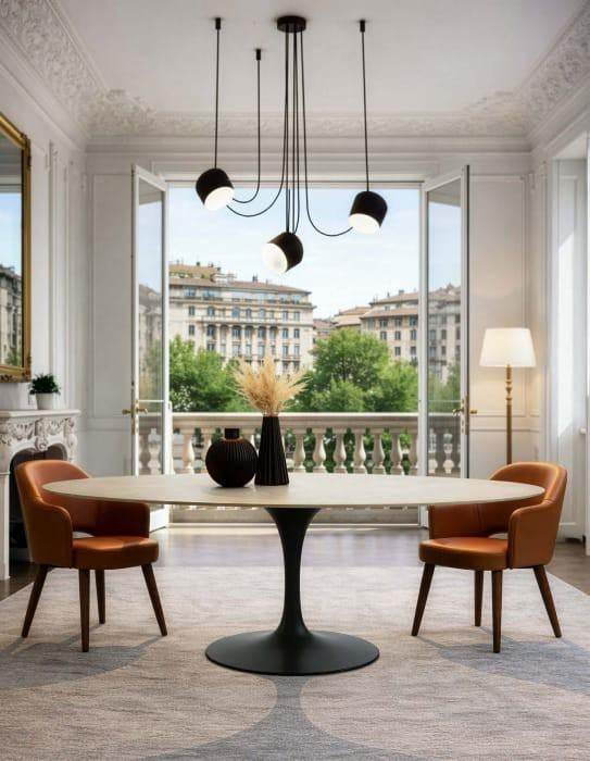 table tulipe chaises tulipe Eero Saarinen, Enlèvement ou Envoi, Bois