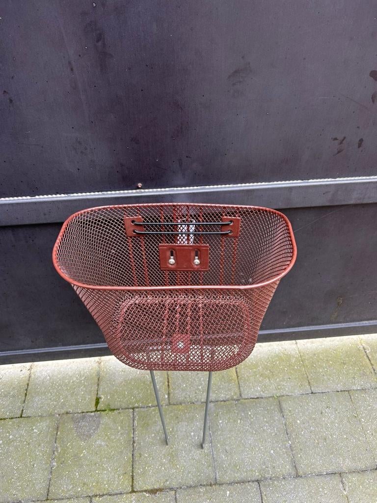 Fietsmand vooraan elops 520,bruin 8 lt, Fietsen en Brommers, Ophalen, Zo goed als nieuw, Overige merken