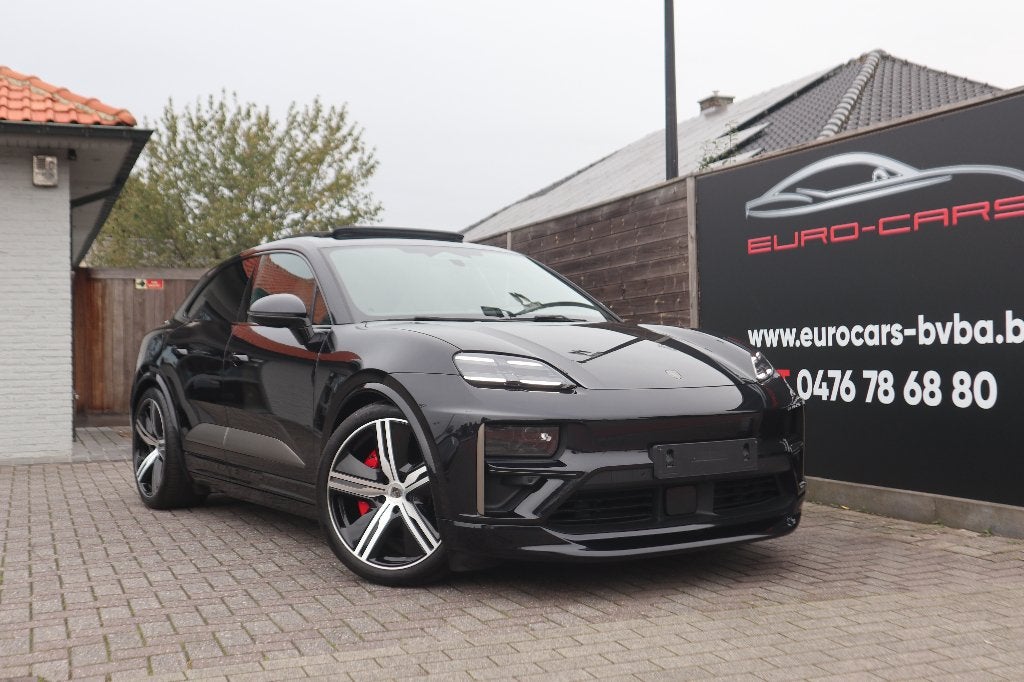 Macan e Turbo/Headup/Pano/Luchtv/360/Bose/Chrono/ 639 PK, Autos, Cuir, Achat, 470 kW, Beige