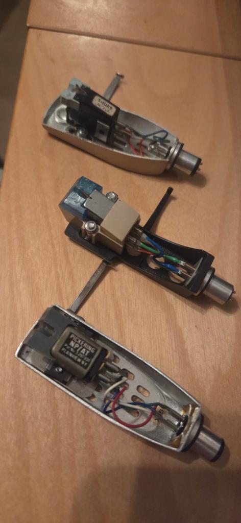 3 x headshell + element., Audio, Tv en Foto, Platenspelers, Ophalen, Technics