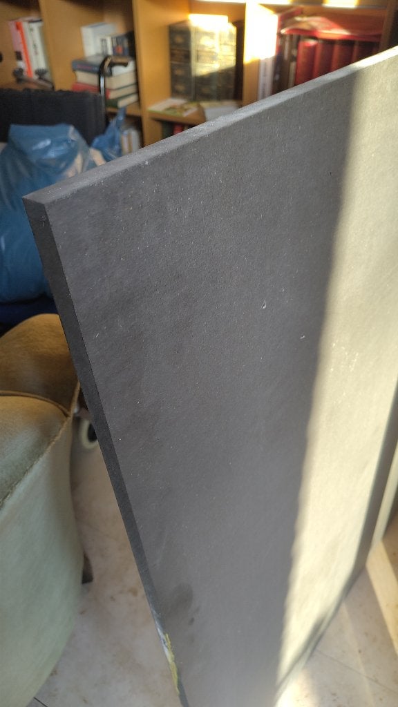 MDF zwart 18 mm, Ophalen, Minder dan 20 mm, Nieuw, Hout