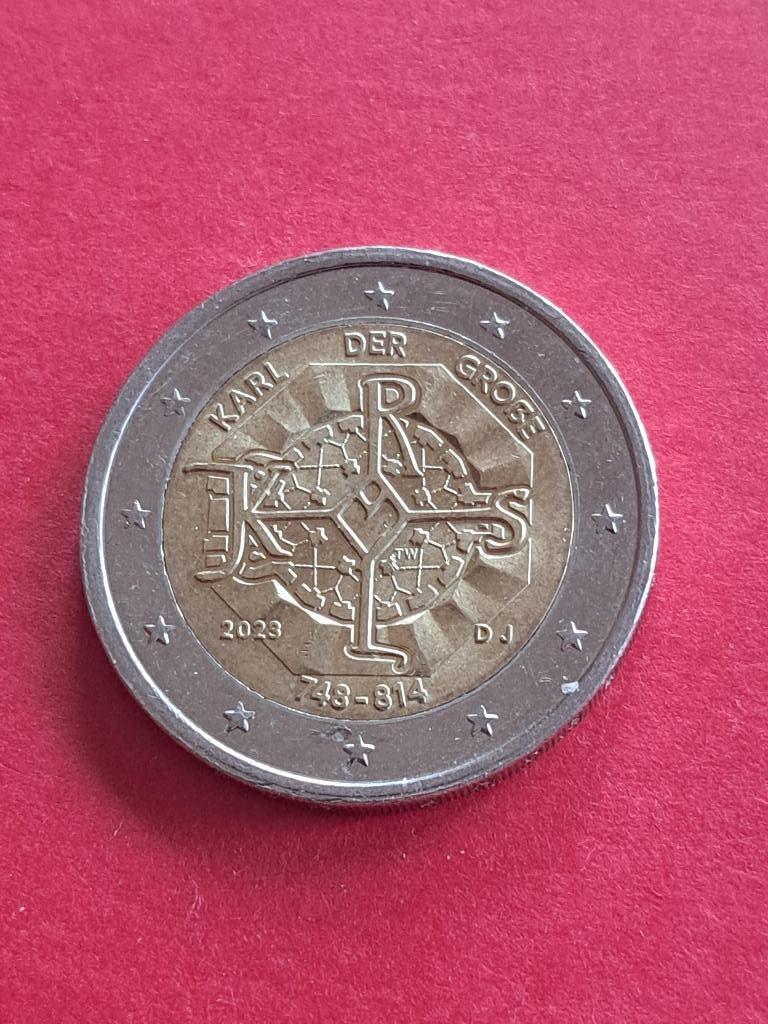 2023 J Duitsland 2 euro 1275 jaar Karel de Grote, Hamburg, Postzegels en Munten, Verzenden, Duitsland, 2 euro, Losse munt