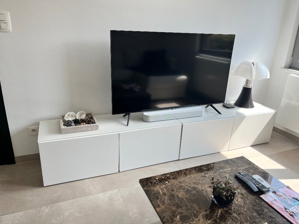 2 meubles IKEA Besta, Huis en Inrichting, Kasten | Dressoirs, Ophalen, Gebruikt, 25 tot 50 cm, 200 cm of meer