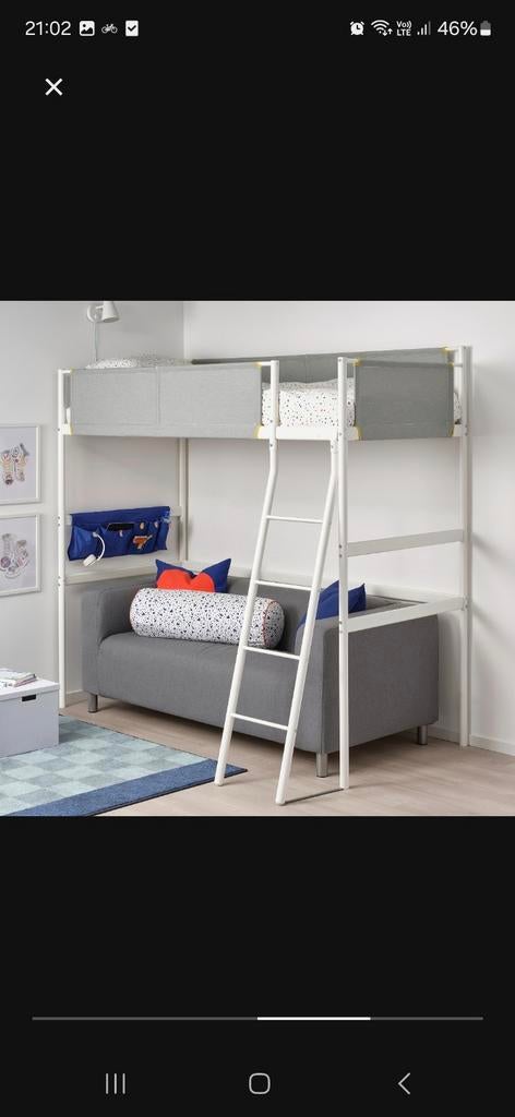Hoogslaper, Huis en Inrichting, Slaapkamer | Stapelbedden en Hoogslapers, Ophalen