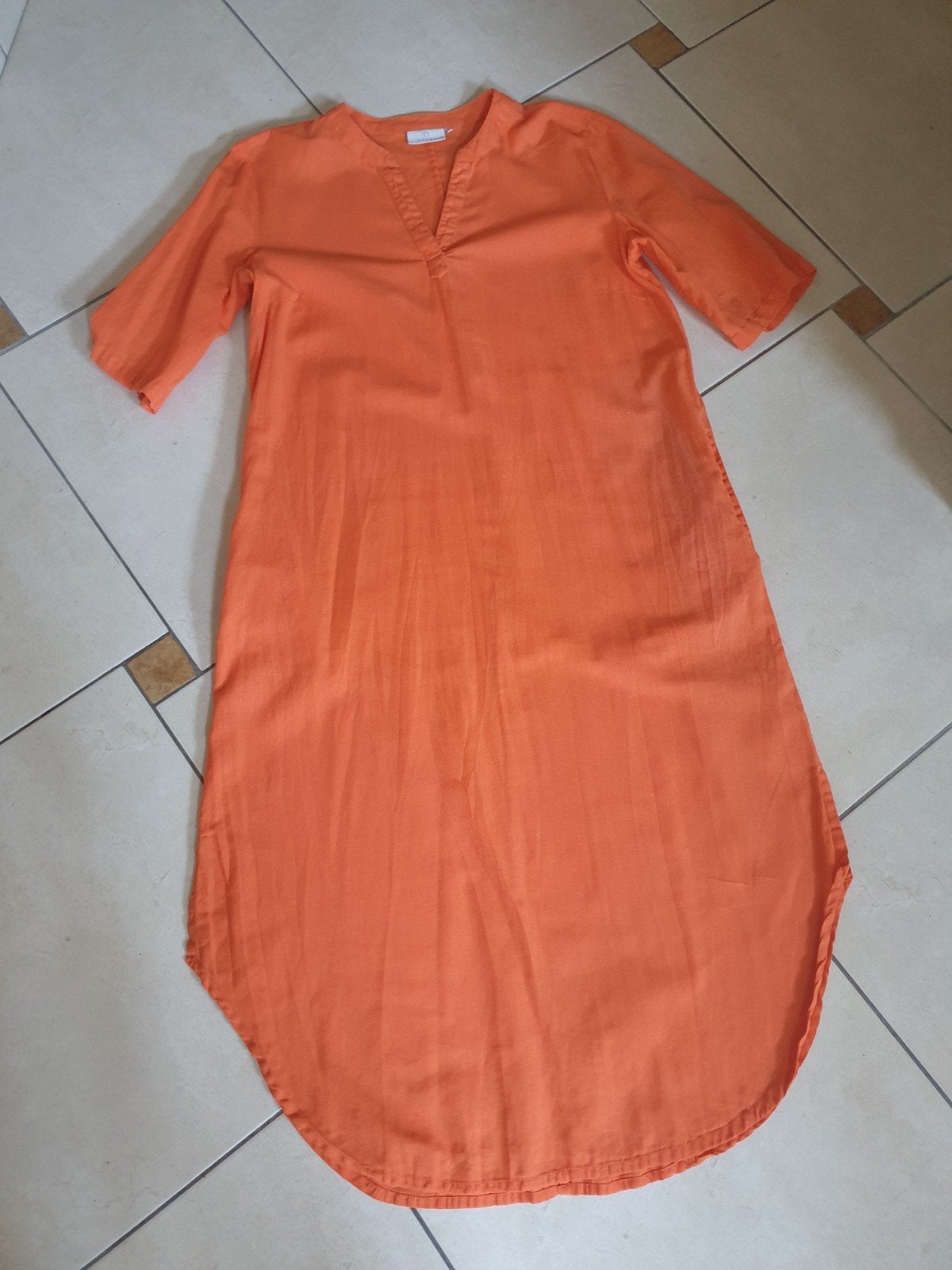 robe orange Kaffe, Enlèvement ou Envoi, Kaffe, Taille 36 (S), Comme neuf
