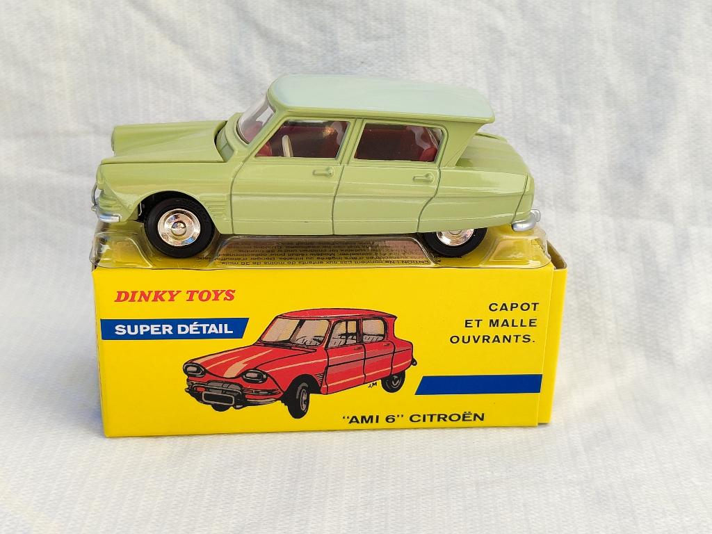 Dinky Atlas _ Citroën "AMI 6" _ ref. 557, Hobby & Loisirs créatifs, Voitures miniatures | 1:43, Enlèvement ou Envoi, Comme neuf