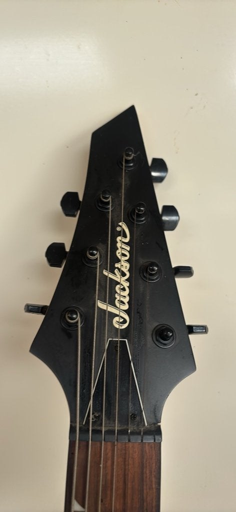 Jackson elektrische gitaar – zwart, Muziek en Instrumenten, Ophalen, Gebruikt, Ibanez
