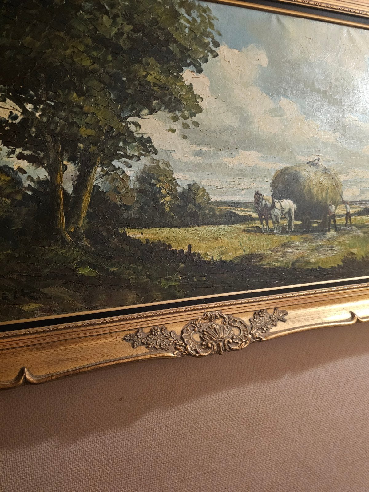 getekend schilderij te koop van h verbeeck, Antiek en Kunst, Ophalen