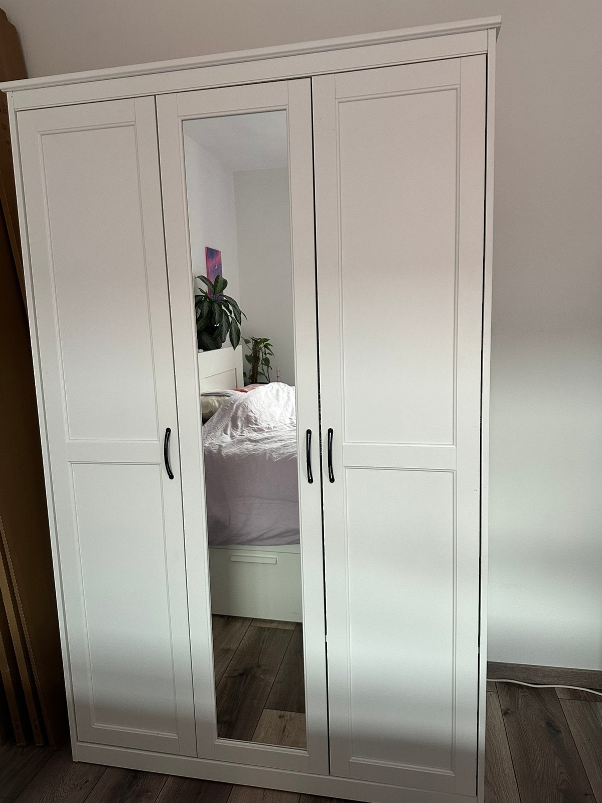 Stevige kledingkast, Huis en Inrichting, Ophalen, Met deur(en), 100 tot 150 cm, Zo goed als nieuw