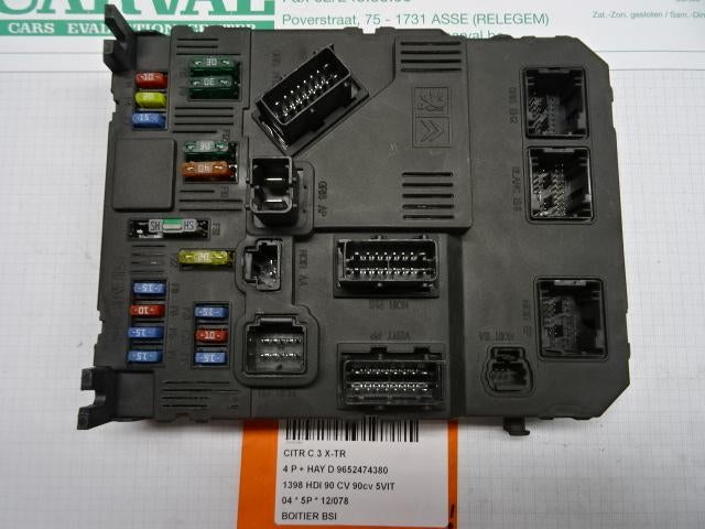 COMPUTER BODY CONTROL C3 (FC / FL / FT) (9652474380), Auto-onderdelen, Gebruikt, Citroën, Mevr. I. Hauben, Rue de l'Espoir 34 34
4030  GRIVEGNÉE, BE