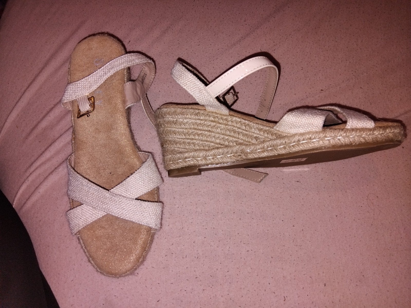 chaussure 38, Kleding | Dames, Schoenen, Zo goed als nieuw, Beige, Espadrilles