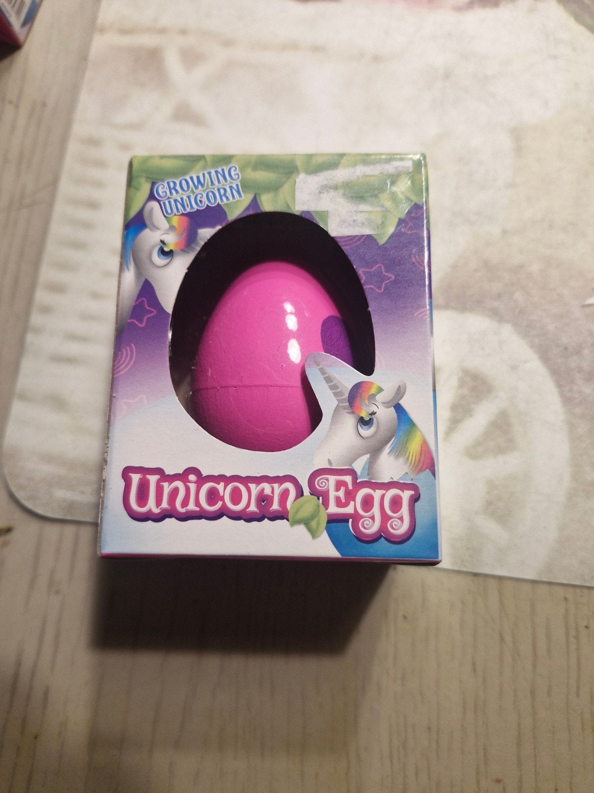 nouveau jouet oeuf growong unicorn en bonne etat, Ophalen of Verzenden, Nieuw