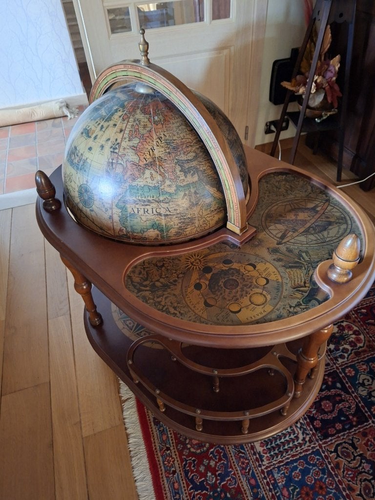 Wereldbol drankbar, Huis en Inrichting, Woonaccessoires | Wereldbollen, Ophalen, Gebruikt, Globebar, 50 cm