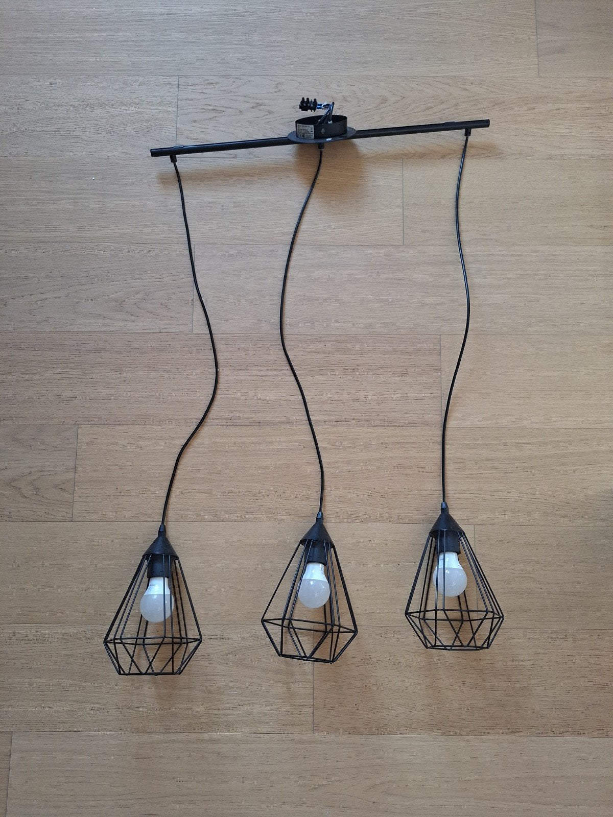 tafelhanglamp, Ophalen, Gebruikt, Metaal, E27 (groot)