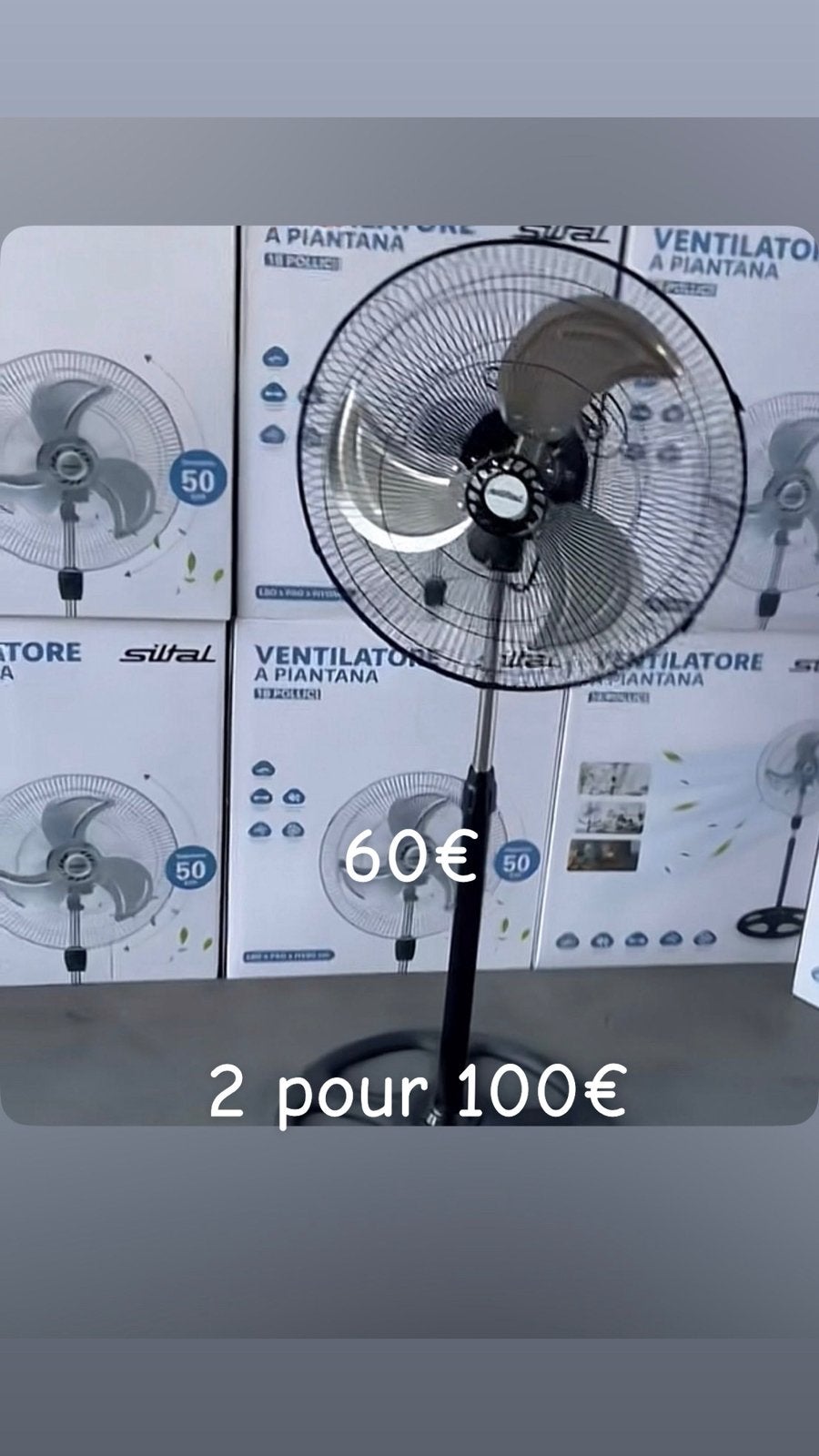 ventilateur sur pied, Electroménager, Ventilateurs, Enlèvement, Neuf, Autre